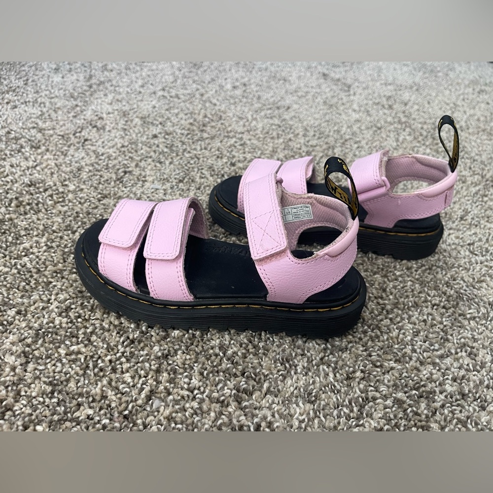 Dr. Martens Pink Kids Sandals - Picture 3 of 8